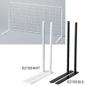 卓上ネットディスプレイ脚(左右) 片面用 黒