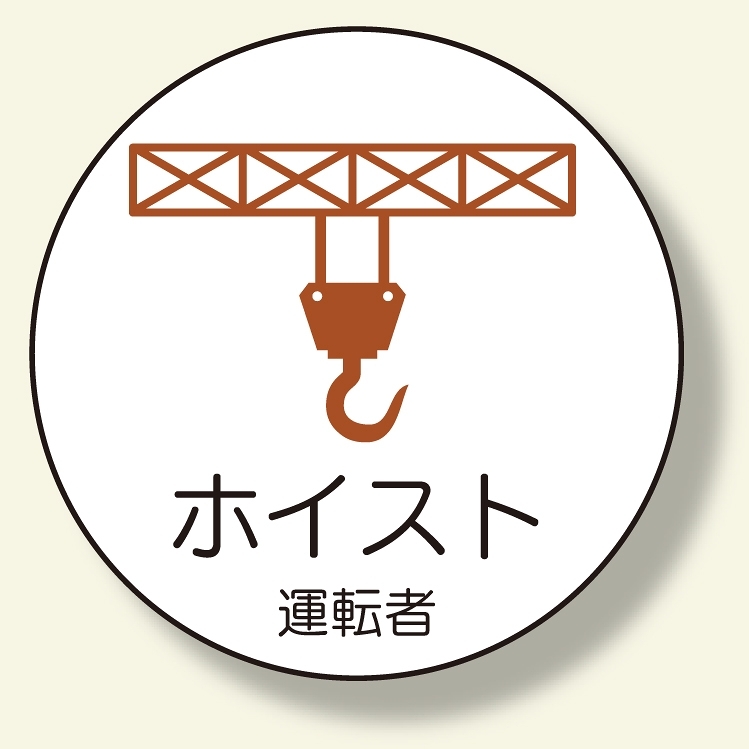 作業管理関係ステッカー ホイスト運転者 (370-82)