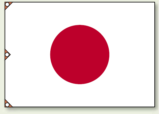国旗旗 (中) (372-11)