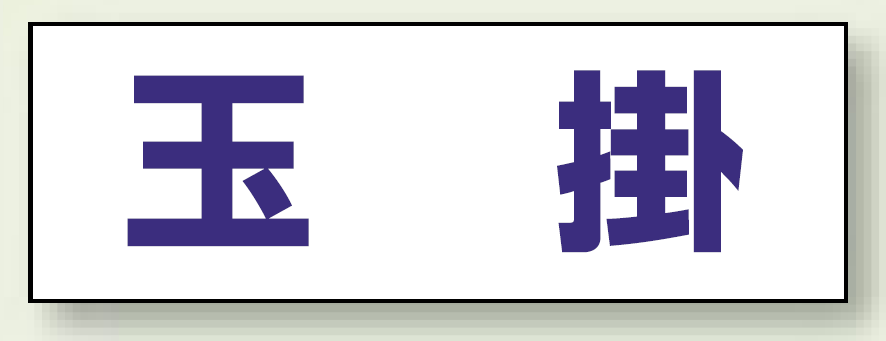 ヘルタイ用ネームカバー 玉掛 (377-502)