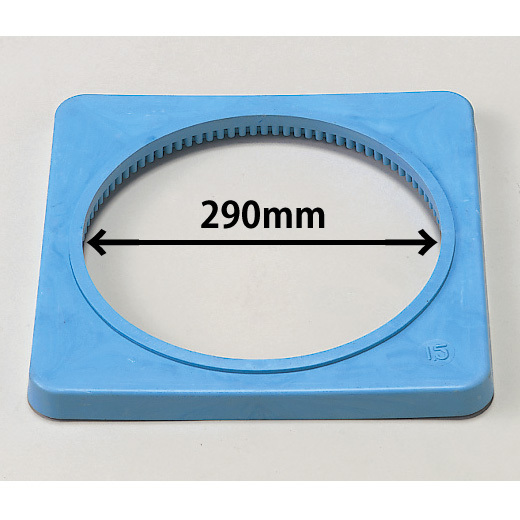 カラーコーン用ウエイト (700mmH用) 青・ポリエチレン製1.5kg (385-44)