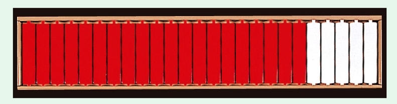 回転名札板 (25名用) (393-53)