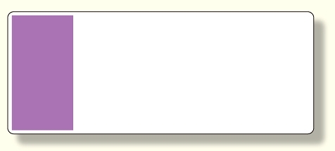 短冊型表示板 紫 帯のみ (422-09)