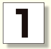 高所作業車標識 カッティング文字 1 (465-12)