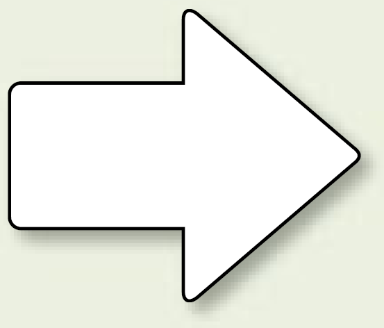 矢印ステッカー 白 4枚1組 (819-69)
