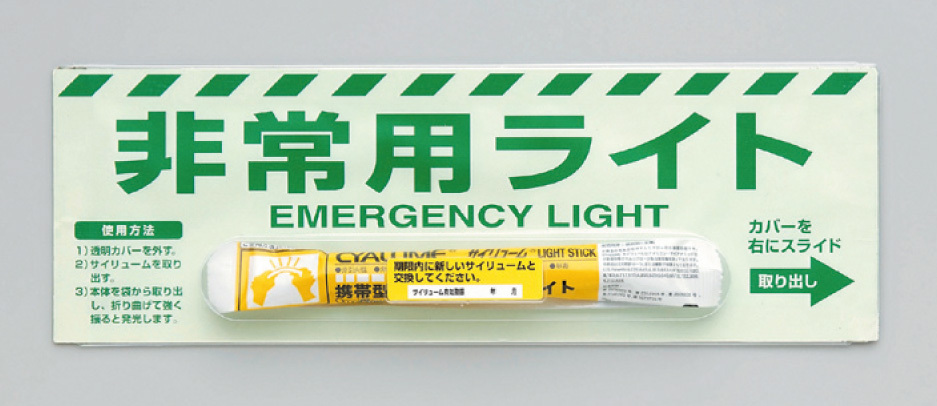 非常用ライト標識 12時間発光 (824-55)