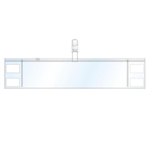 差替楽々・クリーンルーム用腕章 クリップタイプ (848-60)