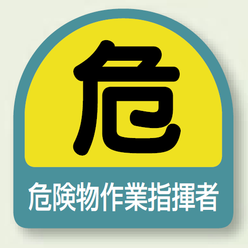 作業管理関係ステッカー 危険物作業指揮者 2枚1組 (851-41)