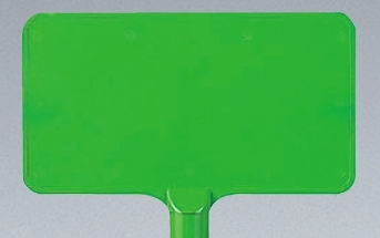 カラーサインボード横型 緑無地 (871-76)