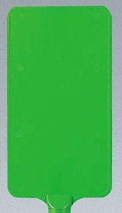 カラーサインボード縦型 緑無地 (871-91)