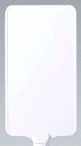 カラーサインボード縦型 白無地 (871-93)