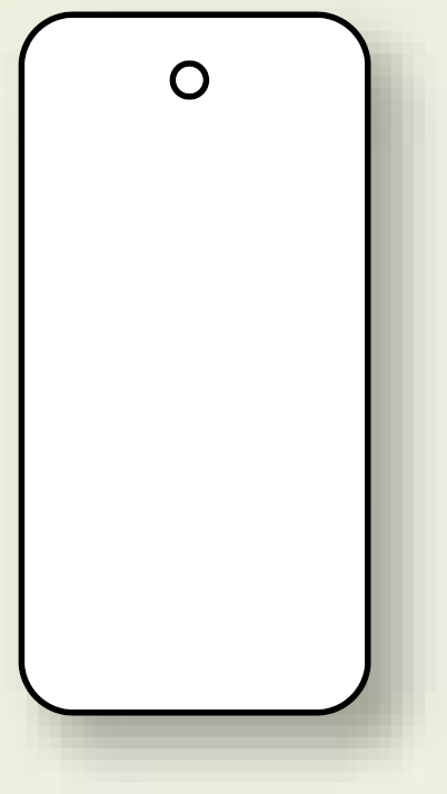 無地板 四角 白 50×25 10枚1組 (886-54)