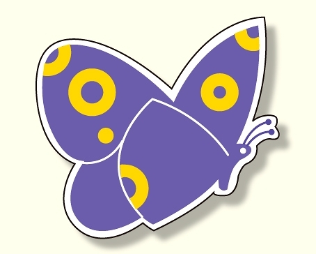 ジョイシール バタフライフリー 紫 (913-02)