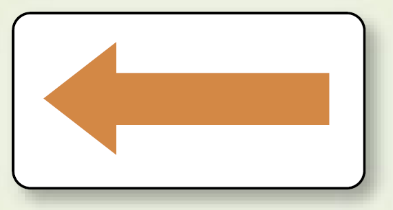 JIS配管識別方向ステッカー 角型 黄赤 小 10枚1組 (AS-22-9S)