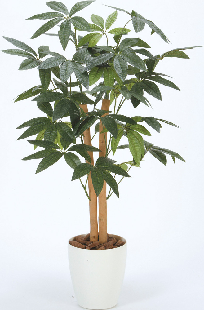光触媒 人工観葉植物 パキラ 90 (高さ90cm)