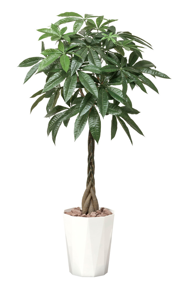 【送料無料】パキラ1.25 (人工観葉植物) 高さ125cm 光触媒機能付 (510E280)