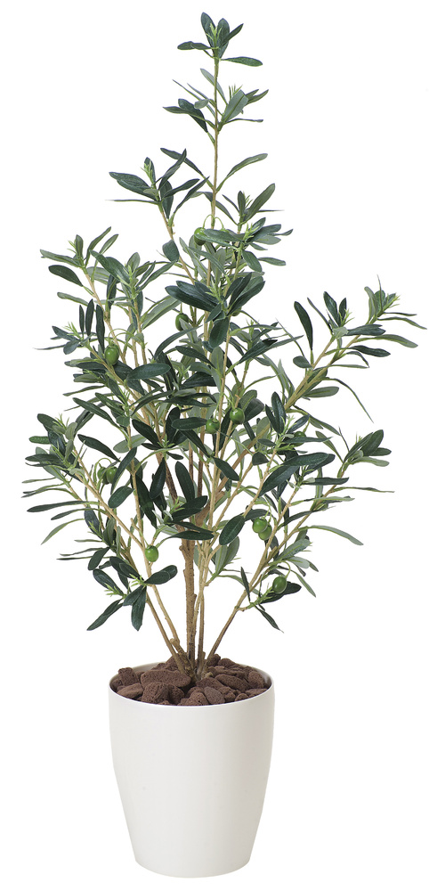 光触媒 人工観葉植物 オリーブ1.2 (高さ120cm) - 店舗用品通販のサインモール