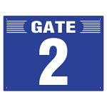 ゲート表示板 ヨコ GATE　 2 (305-301)