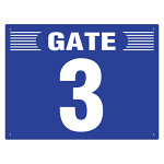 ゲート表示板 ヨコ GATE　 3 (305-302)