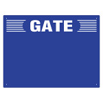 ゲート表示板 ヨコ GATE　 無地 (305-304)