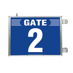 突出し式ゲート標識 GATE2 (305-82)