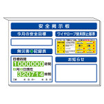 スーパーフラットミニ掲示板 ワイヤーロープ…他入 カラー:白地 (313-51AW)