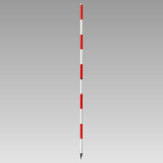 測量用品 木製・直ポール (2m) (388-57)