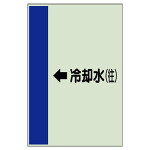 配管識別シート（横管用） ←冷却水(往) 大(1000×250) (411-19)