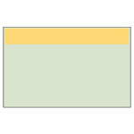 配管識別シート（大） 帯色：うすい黄（マンセル値10YR 8.5/8） (414-22)