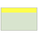 配管識別シート（大） 帯色：明るい黄（マンセル値7.5Y 8.5/11） (414-24)