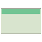 配管識別シート（小） 帯色：うすい緑（マンセル値10G 7/8） (416-15)