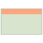 配管識別シート（小） 帯色：うすい黄赤（マンセル値3.75YR 8/6） (416-23)