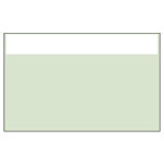 配管識別シート（極小） 帯色：白（マンセル値N9.5） (416-261)