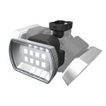 LEDセンサーライトワイド照射（電池タイプ）