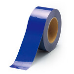 貼替え楽々 ユニフロアテープ 屋内床貼り用  再剥離タイプ 50mm幅 青 (863-015)