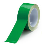 ユニフィットテープ 屋内床貼り用  強粘着タイプ 50mm幅 10m巻 緑 (863-603)