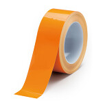 ユニフィットテープ 屋内床貼り用  強粘着タイプ 50mm幅 10m巻 橙 (863-606)