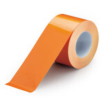 ユニフィットテープ 屋内床貼り用  強粘着タイプ 100mm幅 20m巻 橙 (863-659)