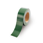 布テープ (簡易ラインテープ) (セパ無) 50mm幅×25m巻 カラー:緑 (864-70A)