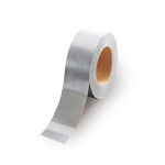布テープ (簡易ラインテープ) (セパ無) 50mm幅×25m巻 カラー:銀 (864-742A)