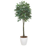 光触媒 人工観葉植物 造花 パキラ 2.0 (高さ200cm)