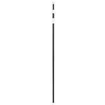 定番のぼり竿 オリジナルのぼりポール 1.6～3m 伸縮式 黒 (30537BLK)