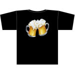 フルカラーTシャツ ビールイラスト サイズ:L (22746)