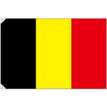 販促用国旗 ベルギー サイズ:大 (23663)
