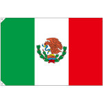 販促用国旗 メキシコ サイズ:大 (23732)