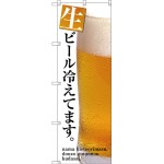 のぼり旗 生ビール冷えてます ビールの写真入り(SNB-3201)