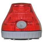 携帯型LED回転灯 ニコPOT カラー:赤 (VL08B-003DR)