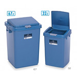 樹脂製ゴミ箱 エコテラシャン (プッシュ式蓋) 容量:67L (DS-222-067-3)