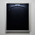 ユニフォーム額 LEDユニフォームケース (受注生産品)  M シルバー 黒別珍 (LED_uniform_case(ｍ_si_blb))