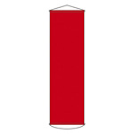 たれ幕 無地 1500×450mm カラー:赤 (124101)